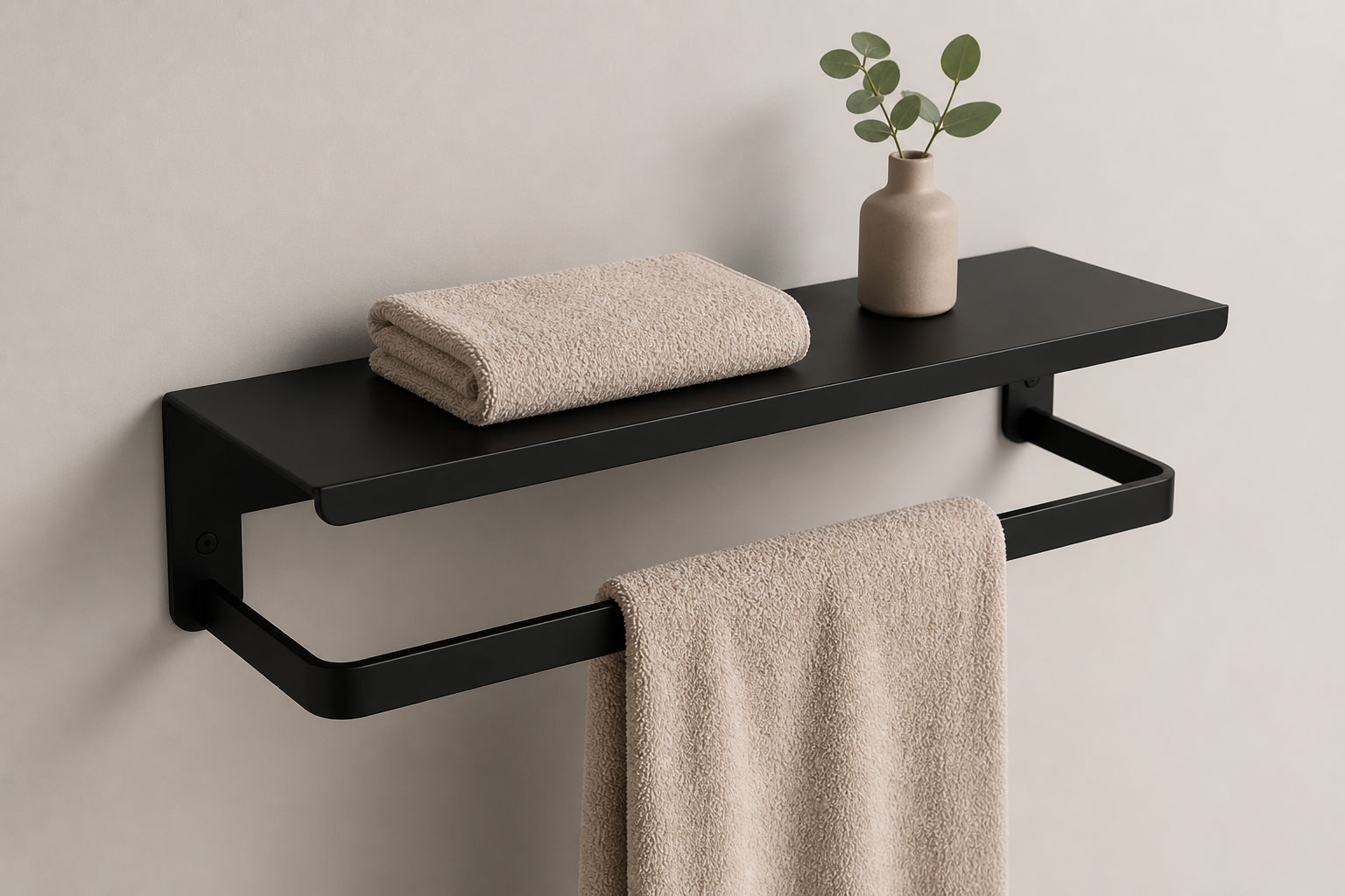 Wall-Mounted Towel Bar
